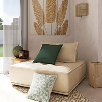 divano componibile beige sabbioso