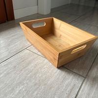 3 Cassette Multiuso in Bambù