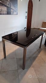 Tavolo cristallo temperato allungabile 