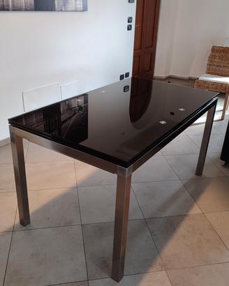 Tavolo cristallo temperato allungabile 