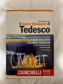 Dizionario tedesco Zanichelli