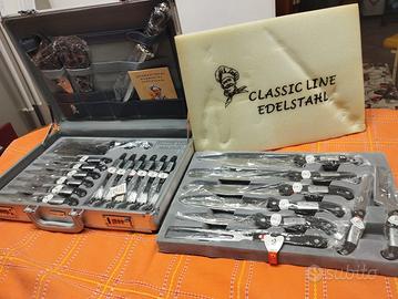 Set coltelli classic line edelstahl mai usato.