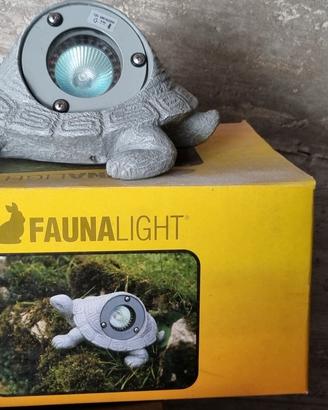 luce da giardino fauna light tartaruga