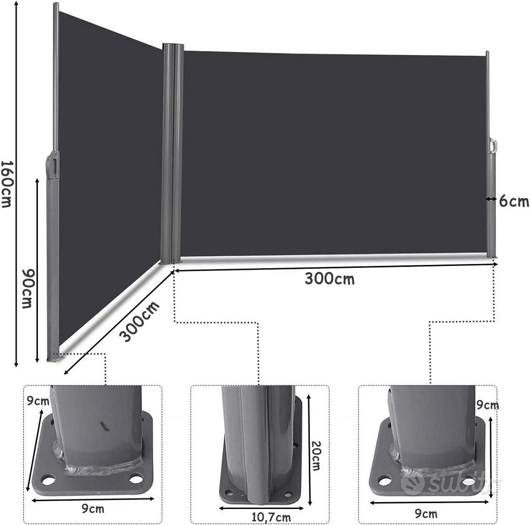 Tenda da sole laterale avvolgibile COSTWAY - Giardino e Fai da te In  vendita a Milano