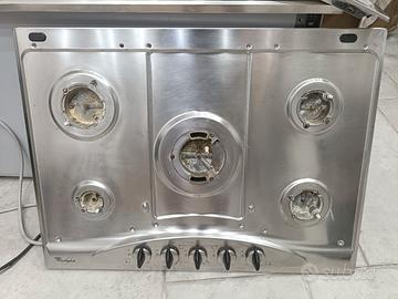 piano cottura a gas Whirlpool 