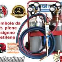 Bombole saldatura autogena 5 lt ossigeno acetilene