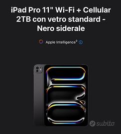 IPad pro m5 16 Gb di RAM 2 Tb- 11 pollici