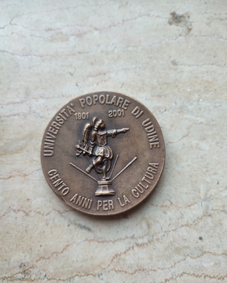 Medaglia rara centenario università Udine