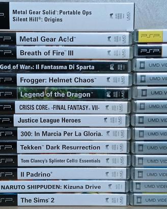 Giochi e Film UMD Psp PROMO 3x2