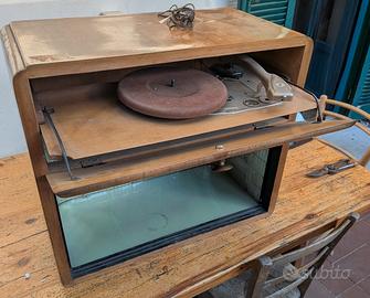 mobile bar radiogrammofano  da restaurare