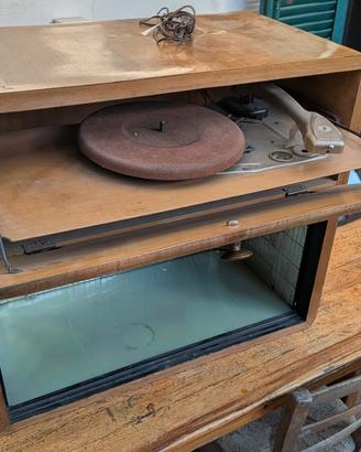mobile bar radiogrammofano  da restaurare