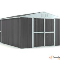 Box capanno acciaio lamiera 327x459 grigio scuro