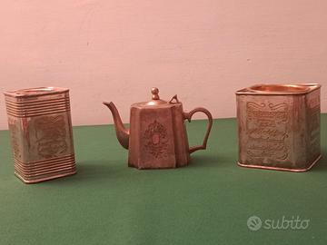 TEIERA E BARATTOLI INGLESI SILVER PLATED