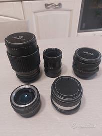 obiettivi macchina fotografica 