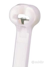 2000 Fascette Panduit 155x3,6 mm dentino metallic