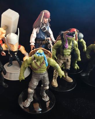 Figure Film Tartarughe Ninja, Thor e Pirati