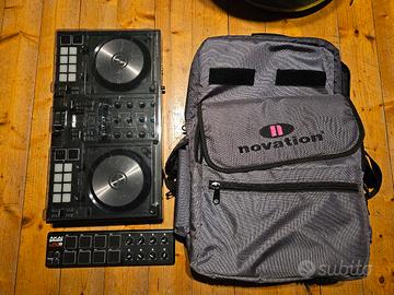 Traktor S2 Mk3 + Decksaver + Akai LPD 8 + Zaino 