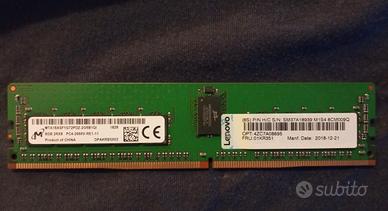 Lenovo memoria ram 8gb 2xr8 pc4-2666v-Re1-11