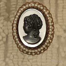 Spilla vintage Cammeo