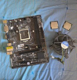 Combo scheda ASROCK H81M-DGS + CPU + DISSIPATORE