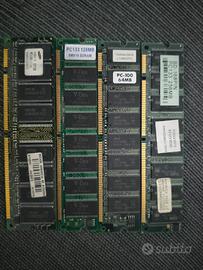 Lotto RAM SDRAM PC100 / PC133 per PC Desktop