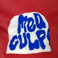 Cappello Beanie Bianco/Blu