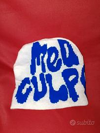 Cappello Beanie Bianco/Blu