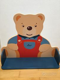 Mensola in legno camera bimbo Azur