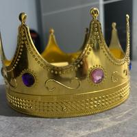 Corona re regina costume Halloween carnevale