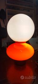 lampada anni 70 in vetro 