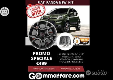 Kit fiat panda invernale 4s 175/65 r14 175/65 r15