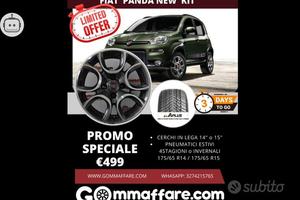 Kit fiat panda invernale 4s 175/65 r14 175/65 r15