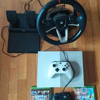 Xbox one s 1tb+volante+ 2controller+giochi