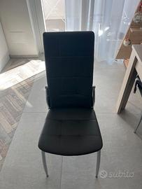 Set 4 sedie deisgn moderno imbottite - eleganti