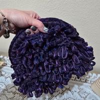 Clunch bag riccia in tulle 