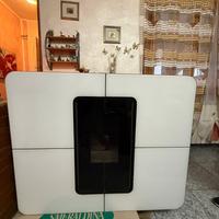 STUFA THERMOROSSI SLIMQUADRO IDRA