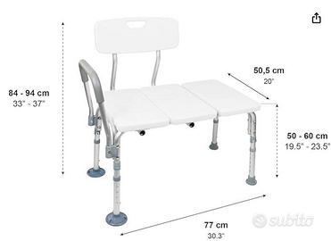 Sedia Vasca da Bagno Anziani