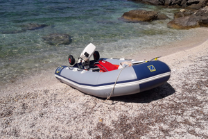 Gommone Zodiac motore Johnson