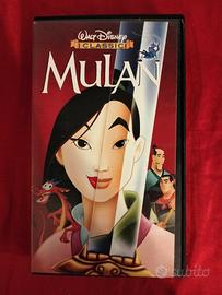 videocassetta VHS originale Disney "Mulan"