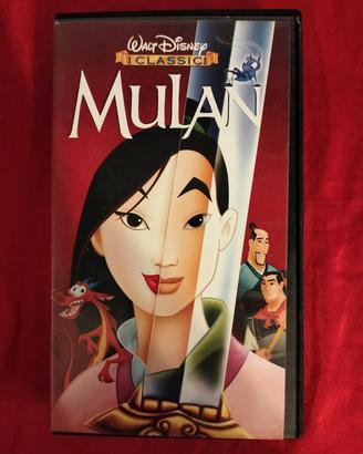 videocassetta VHS originale Disney "Mulan"