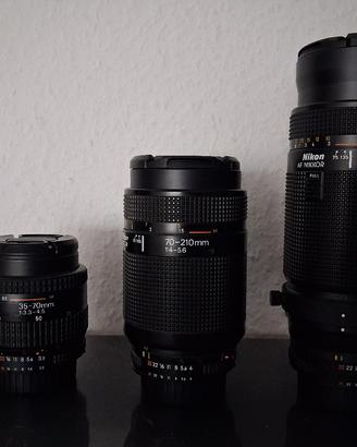FX NIKON NIKKOR AF ZOOM 35-70 70-210 75-300