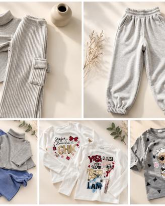 Lotto bambina inverno 7/8 anni