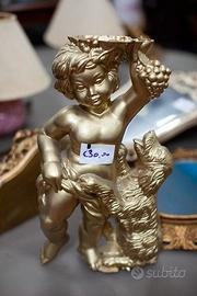 Statuetta Putto con Cane – 24465