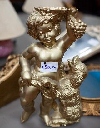 Statuetta Putto con Cane – 24465