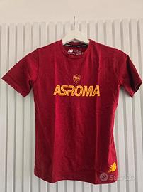 T-shirt ufficiale AS Roma New Balance bambino 