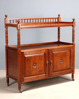 Credenza in Rovere Tinto Noce - Inizio XX Secolo