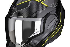 Casco modulare Scorpion EXO-TECH EVO CONQUER NERO 