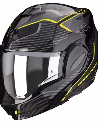 Casco modulare Scorpion EXO-TECH EVO CONQUER NERO 