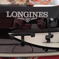 Espositore Longines in legno per 4 orologi, nuovo