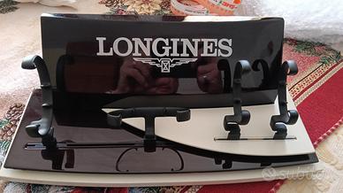 Espositore Longines in legno per 4 orologi, nuovo